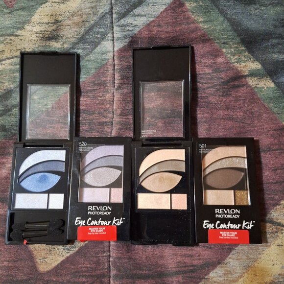 ✨ Revlon PhotoReady — Eye Contour Kits 4 Palette Bundle (2 NEW) ✨ - Picture 1 of 5